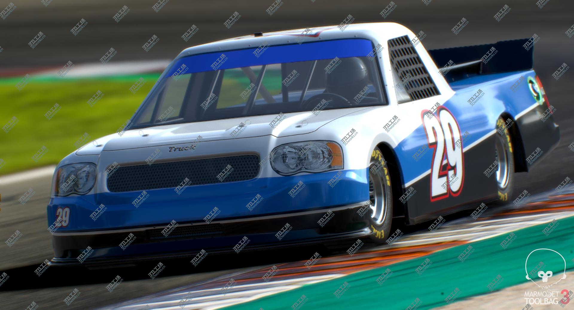 images/goods_img/202104023/NASCAR Pickup Truck Race Car 3D model/5.jpg